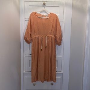 Light orange/coral summer lightweight dress